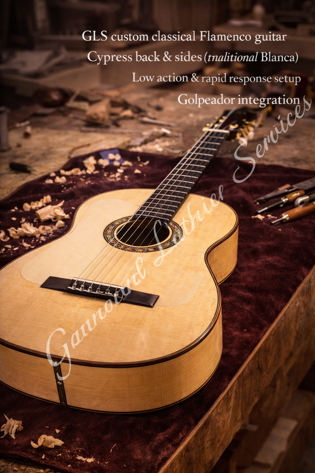 GLS Custom Classical Flamenco Series Guitars